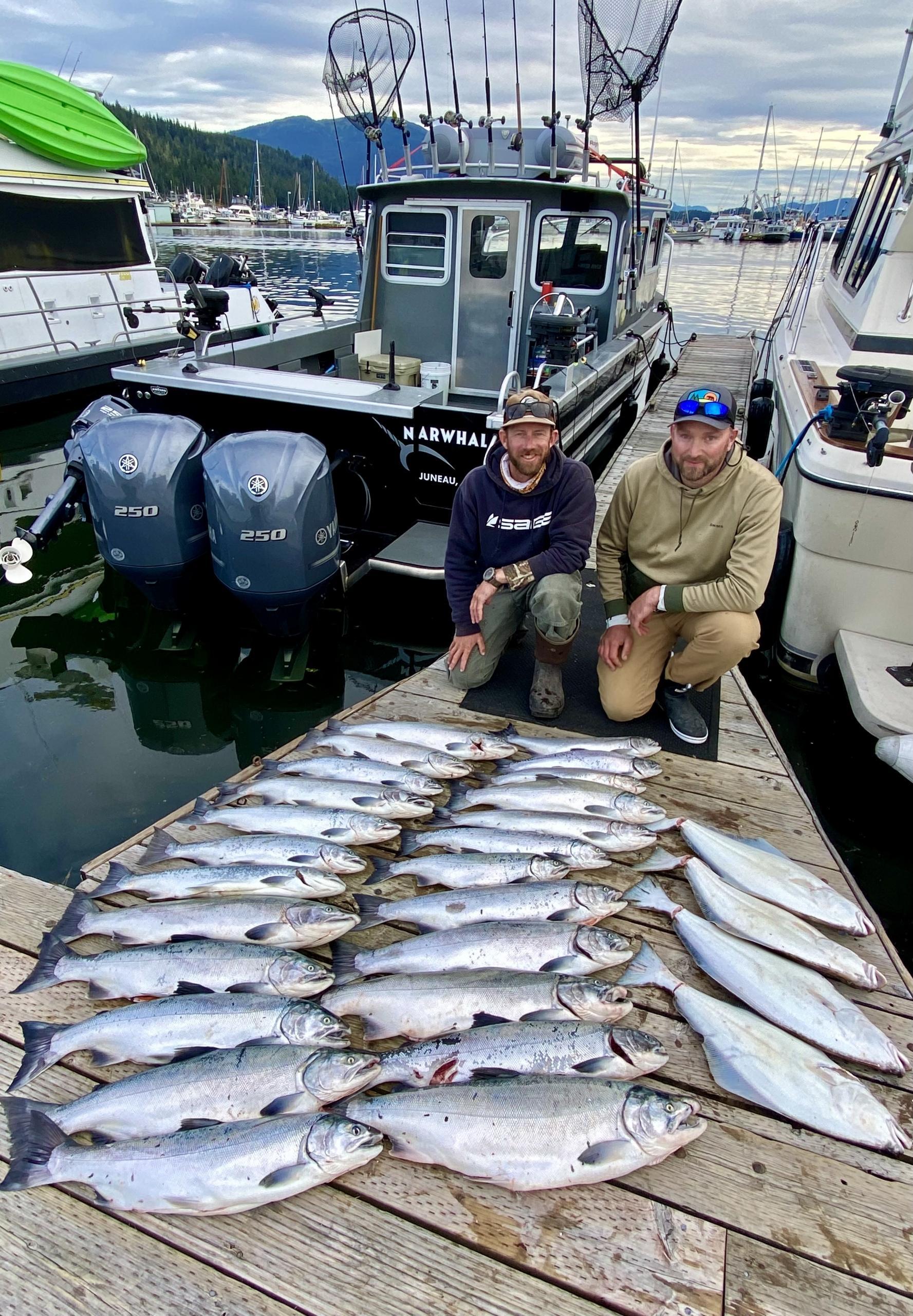 What is the best month for fishing in Juneau?